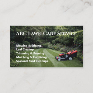 Freshcut Lawn Care Business Card