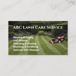 Freshcut Lawn Care Business Card