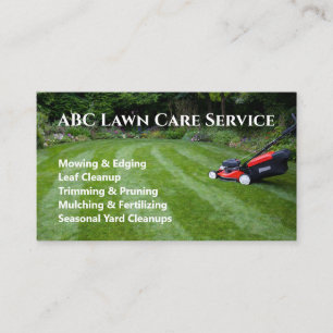 Freshcut Lawn Care Business Card