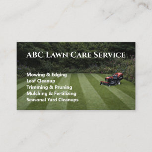 Freshcut Lawn Care Business Card