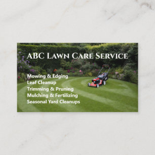 Freshcut Lawn Care Business Card
