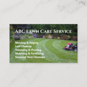 Freshcut Lawn Care Business Card