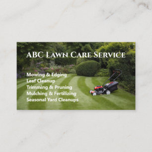 Freshcut Lawn Care Business Card