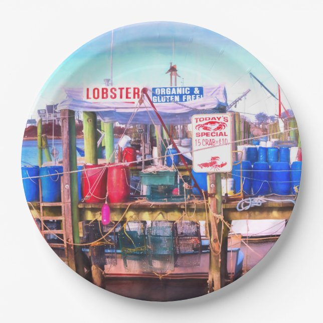 Freshest Seafood Paper Plate (Front)