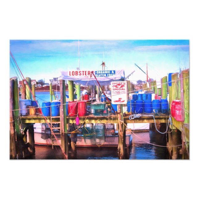 Freshest Seafood Photo Print (Front)