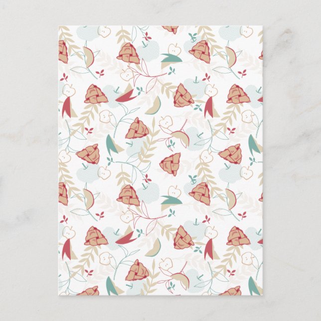  Freshly Baked Apple Pie Pattern Postcard (Front)