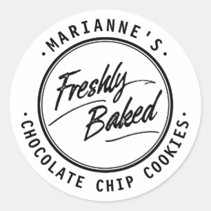 Freshly Baked Personalised Label Stickers