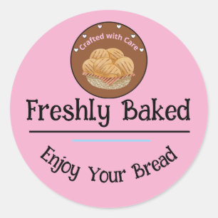Freshly Baked Stickers for Bakeries