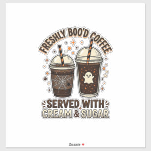 Freshly Bood Coffee Halloween Ghost Cup