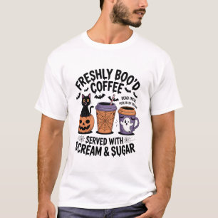 Freshly Boo'd Coffee Halloween T-Shirt