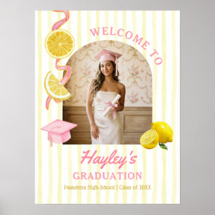 Freshly Graduated Grad Party Printable Poster