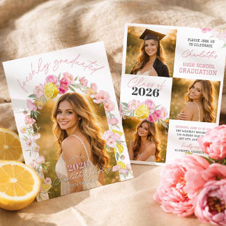 Freshly Graduated Graduation Party Invitation