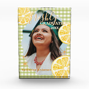 Freshly Graduated Lemon Gingaham  Photo Block