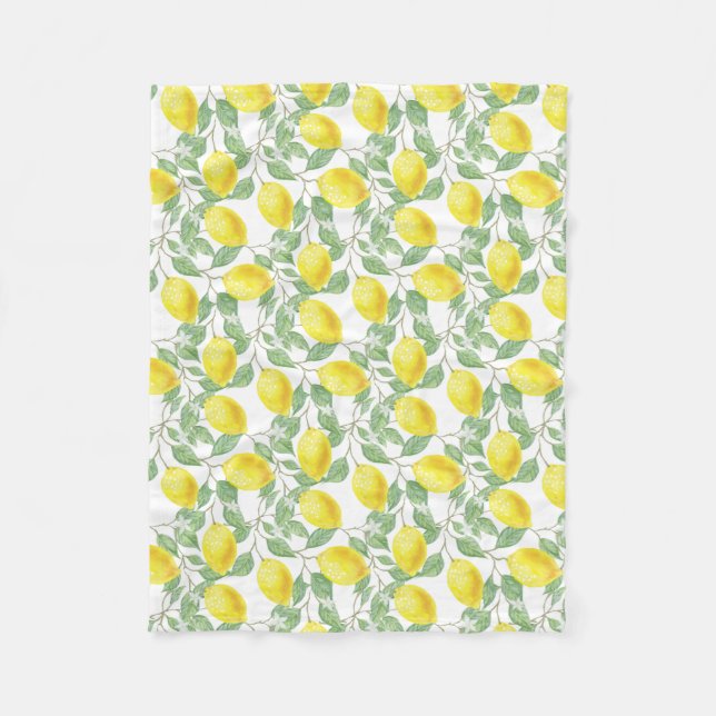 FRESHLY LEMONS FLEECE BLANKET (Front)