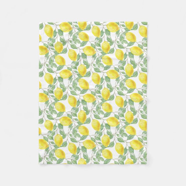 FRESHLY LEMONS FLEECE BLANKET (Front)