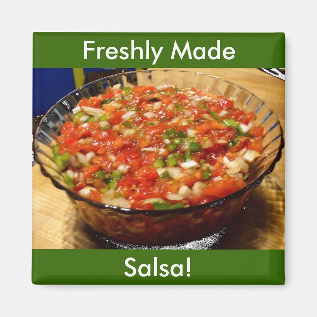 Freshly Made Salsa Magnet (Front)