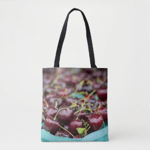 Freshly Picked Bing Cherries Tote Bag