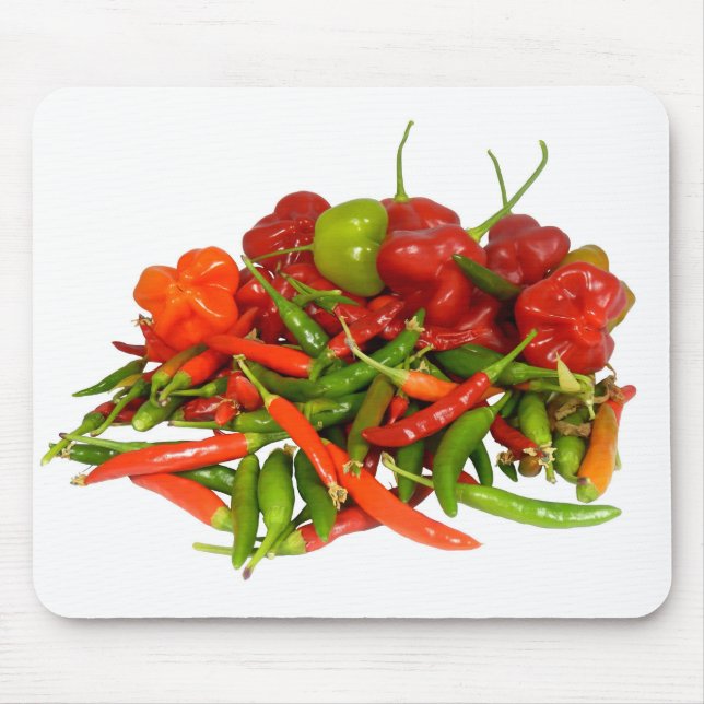 Freshly Picked Chillies Mouse Mat (Front)
