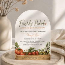 Freshly Picked Farmers Market Baby Shower