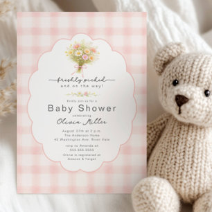 Freshly Picked Garden Baby Shower Invitation