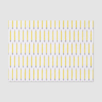 Freshly Sharpened Yellow Pencil Pattern
