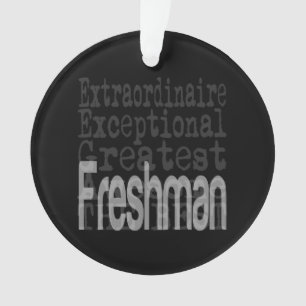 Freshman Extraordinaire Ornament