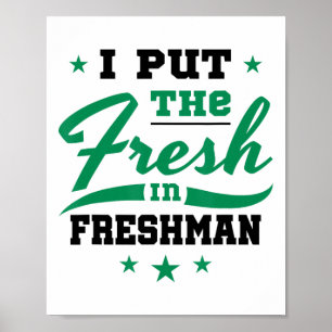 Freshman Year Ninth Grade 9th Funny Ck To School F Poster