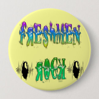 Freshmen Rock - Pulse 10 Cm Round Badge