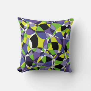 Freshness coloured abstract patternabstract, art,  cushion