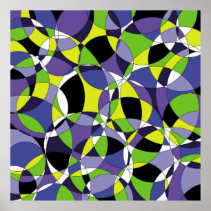 Freshness coloured abstract patternabstract, art,  poster