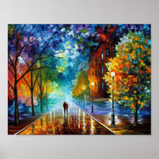 Freshness of Cold - Art print by Leonid Afremov