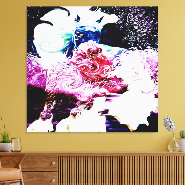 Freshtastic Psychedelic Horse 01-01 Canvas Print (Insitu(LivingRoom))