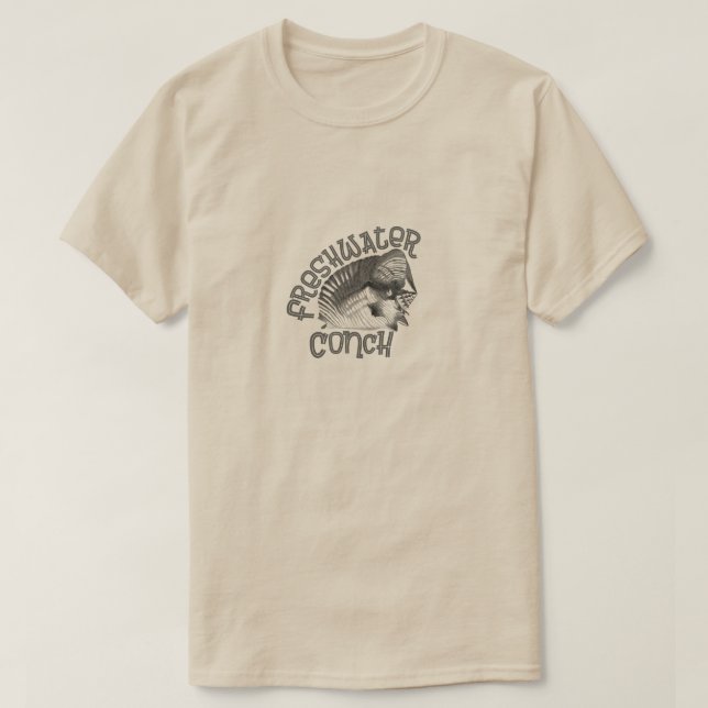 Freshwater Conch Key West Funny  T-Shirt (Design Front)