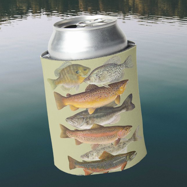 Freshwater fish illustrations for fishing trips can cooler (Creator Uploaded)
