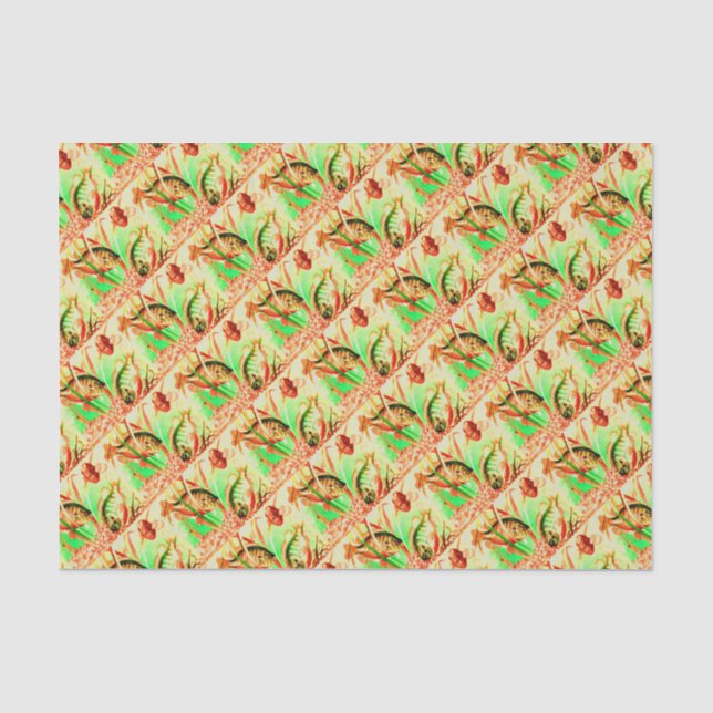 freshwater sunfish print tissue paper (Front)