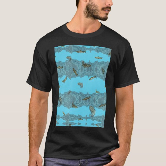 Freshwater Trout. T-Shirt (Front)