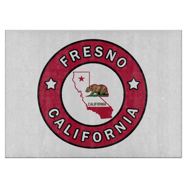 Fresno California Cutting Board (Front)