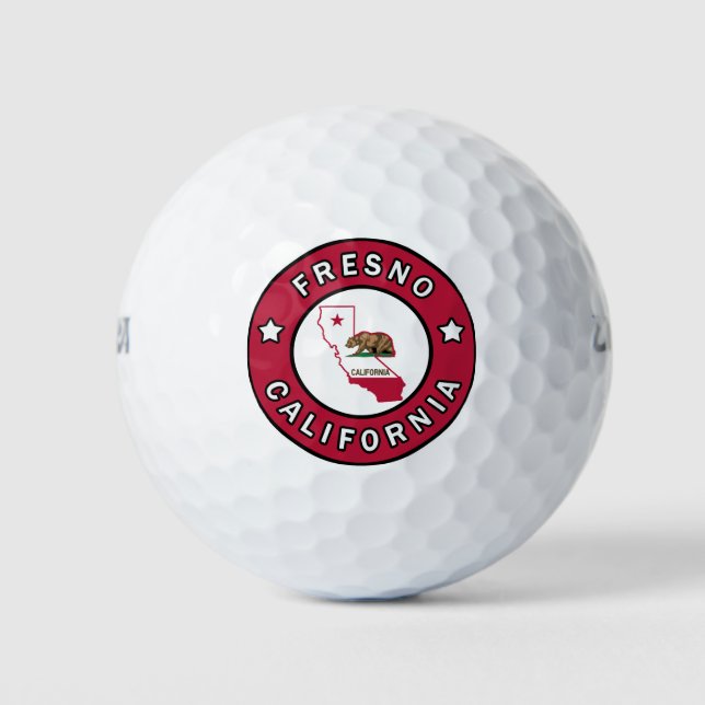 Fresno California Golf Balls (Front)