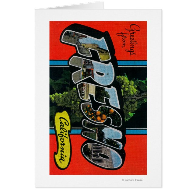 Fresno, California - Large Letter Scenes (Front)