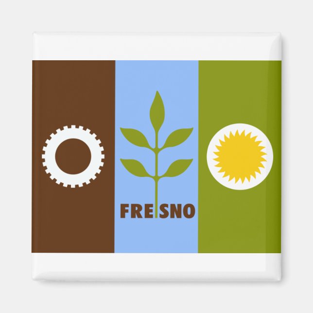 Fresno California Magnet (Front)