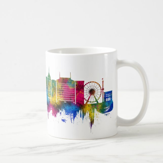 Fresno California Skyline Coffee Mug (Right)