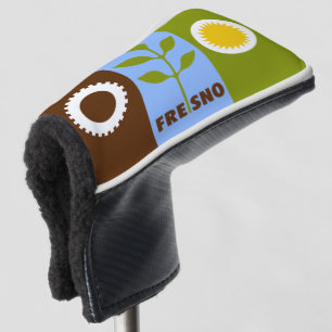 Fresno city flag golf head cover