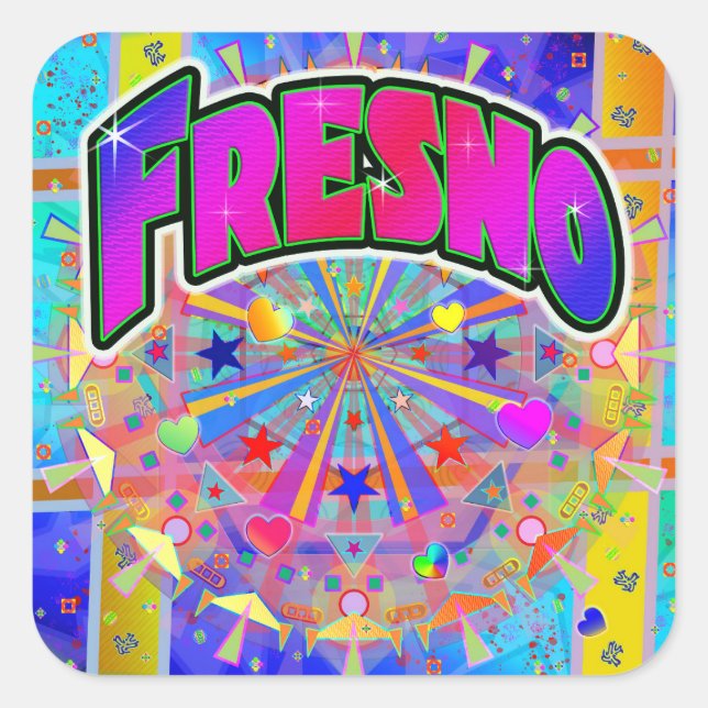 Fresno Cosmic Unity Sticker (Front)