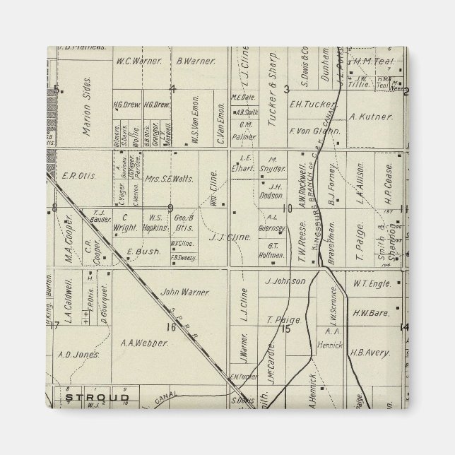 Fresno County, California 12 Magnet (Front)