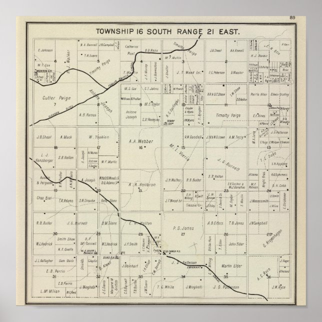 Fresno County, California 12 Poster (Front)