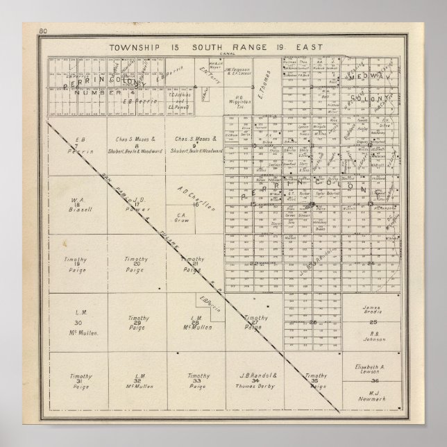 Fresno County, California 14 Poster (Front)