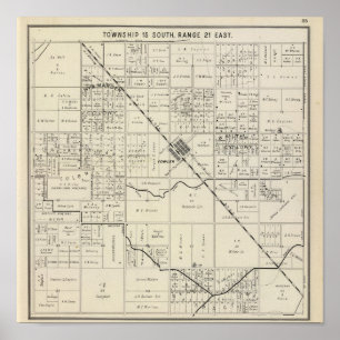 Fresno County, California 17 Poster