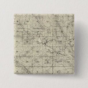 Fresno County, California 19 15 Cm Square Badge