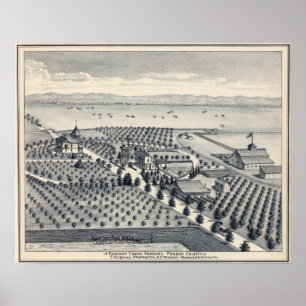 Fresno County, California 20 Poster