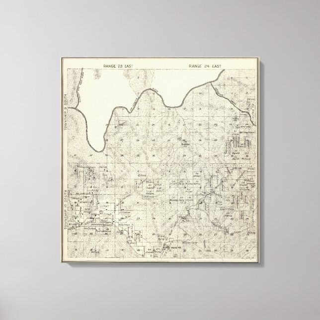 Fresno County, California 21 Canvas Print (Front)